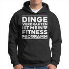 Dingeerdrahtten Ist Mein Fitnessprogramm Elektroniker German Kapuzenpullover