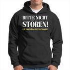 Fun Bitte Nicht Stören Ich Bin Gestört Enug Dumme Bitte Nicht Stören Ich Bin Gestört Kapuzenpullover