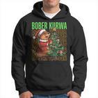 Polish Meme Christmas Bobr Kurwa Bober Bobr Kapuzenpullover