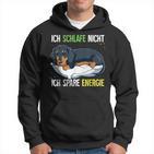 Ich Schlafe Nicht Ich Spare Energy Dachshund Kapuzenpullover