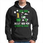 Jetzt Geb Ich Richtig Gas 1St Birthday Boy Tractor S Kapuzenpullover