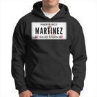 Martinez Last Name Puerto Rico License Plate Kapuzenpullover