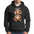 Miniature Dachshund Puppy Angel Kapuzenpullover