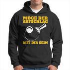 Möge Der Aufschlag Mit Dir Sein Table Tennis Ping Pong Sports Kapuzenpullover