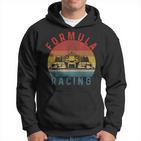 Retrointage Formula Racing Fan Silhouette Racing Car Formula Kapuzenpullover