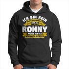 Ronny Ich Bin Kein Klugscheisser Kapuzenpullover