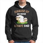 Zuhause Ist Wo Meine Schafe Sind Kapuzenpullover