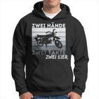 Zwei Hands Zwei Takte Simson Ddr Moped Two Strokeintage Kapuzenpullover