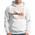 Das Ist Was Ich Mache Ich Pet Cats Ich Spiel Guitar & Ich Weiss Things Kapuzenpullover