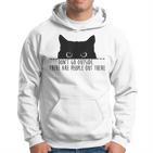 Cat Leute Da Draußen Cat French Language Kapuzenpullover