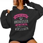 Andalusier Horse Breed Das Ist So Ein Andalusier Ding Kapuzenpullover für Damen