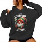 Mulled Wine Gnome Christmas Elf Lühwein Nichtl Kapuzenpullover für Damen