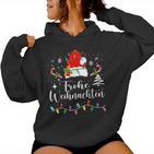 Lustige Frohe Weihnachten Kinder Women's Kapuzenpullover für Damen