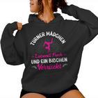 Turner Girl's Liebevoll Frech Gymnastics Gymnastics Kapuzenpullover für Damen