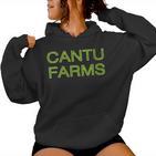 Women's Cantu Farms Squad Family Reunion Last Name Team Kapuzenpullover für Damen