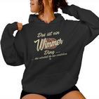 Women's Das Ist Ein Wimmer Ding Family Wimmer With-Neck Kapuzenpullover für Damen