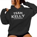 Women's Team Kelly Proud Family Name Last Name With-Neck Kapuzenpullover für Damen