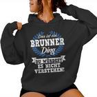 Women's With-Neck Das Ist Ein Brunner Ding Du Würdest Es Nicht Understand Kapuzenpullover für Damen