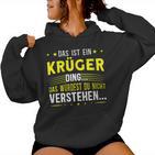 Women's With-Neck Das Ist Ein Krüger Kapuzenpullover für Damen