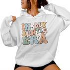 In My Auntie Era Retro Aunt Groovy Cool Tante To Be Best Aunt Kapuzenpullover für Damen