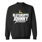 Blutgruppe Johnny Positiv Sweatshirt