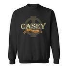 Casey Irischer Nachname Casey Irish Family Name Keltisches Kreuz Sweatshirt