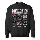 Croatia Dinge In Meiner Freizeit Sweatshirt