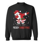 Dabbing Santa Claus Dab Dap Weihnachten Sweatshirt