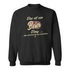 Damen Das Ist Ein Beier Ding Lustiges Familie Beier Mit-Ausschnitt Sweatshirt