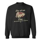 Damen Das Ist Ein Eggers Ding Lustiges Familie Eggers Mit-Ausschnitt Sweatshirt