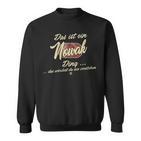 Damen Das Ist Ein Nowak Ding Lustiges Familie Nowak Mit-Ausschnitt Sweatshirt