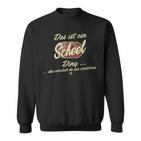 Damen Das Ist Ein Scheel Ding Lustiges Familie Scheel Mit-Ausschnitt Sweatshirt