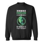 Damen Das Ist So Ein Chameleon Ding Chamäleon Mit-Ausschnitt Sweatshirt