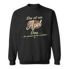 Das Ist Ein Apel Ding Family Apel Sweatshirt