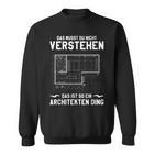 Das Musst Du Nichterstand Das Ist So Ein Architekten Ding Sweatshirt