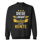 Die Legende Geht In Rente Geht In Sweatshirt