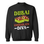 Dubai Chocolate Slogan Sweatshirt