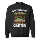 Garden Railway Steam Train Garden Model Railway Sweatshirt