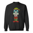 Hairdresser Elf Partner Look Christmas Sweatshirt