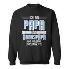 Ich Bin Papa Und Bonuspapa Was Sind Dein Superkraft I'm Sweatshirt