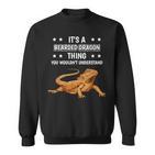 Ist So Ein Bartagame Ding Lustiger Spruch Bartagamen Sweatshirt