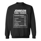 Johnson Familientreffen Nachname Afrikanischer Amerikanischer Nachname Sweatshirt