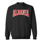 Kosovo Albania Tirana Flag Double Eagle Sweatshirt