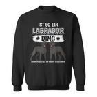 Labbi Sachen Ist So Ein Labrador Ding Schwarzer Labrador Sweatshirt