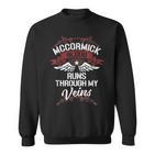 Mccormick Blood Runs Through Myeins Last Name Family Sweatshirt