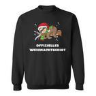 Offizielles Weihnachts Faultier Weihnachten Sweatshirt