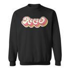 Reese Name Personalisiertorname Nachname Mit-Ausschnitt Sweatshirt