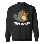 Rodent Team Beaver Team Beaver Cool Flannelette Sweatshirt