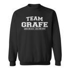 Team Grafe Stolze Familie Nachname Geschenk Sweatshirt