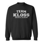 Team Kloss Proud Family Last Name Sweatshirt